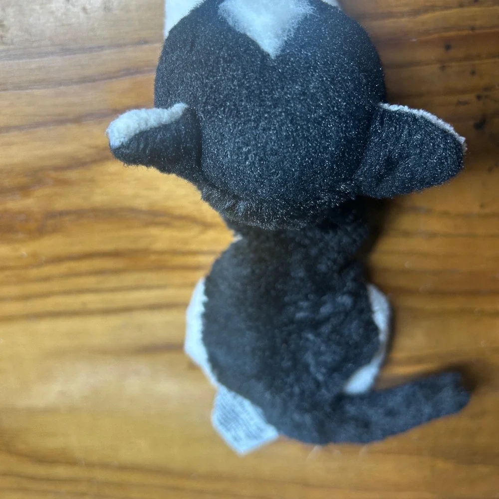 Russ Berrie‎ Yomiko Classics rare tuxedo Cat Plush 12 in Black White vintage Y2K